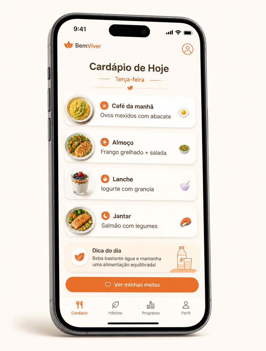 Cardápio pronto todos os dias